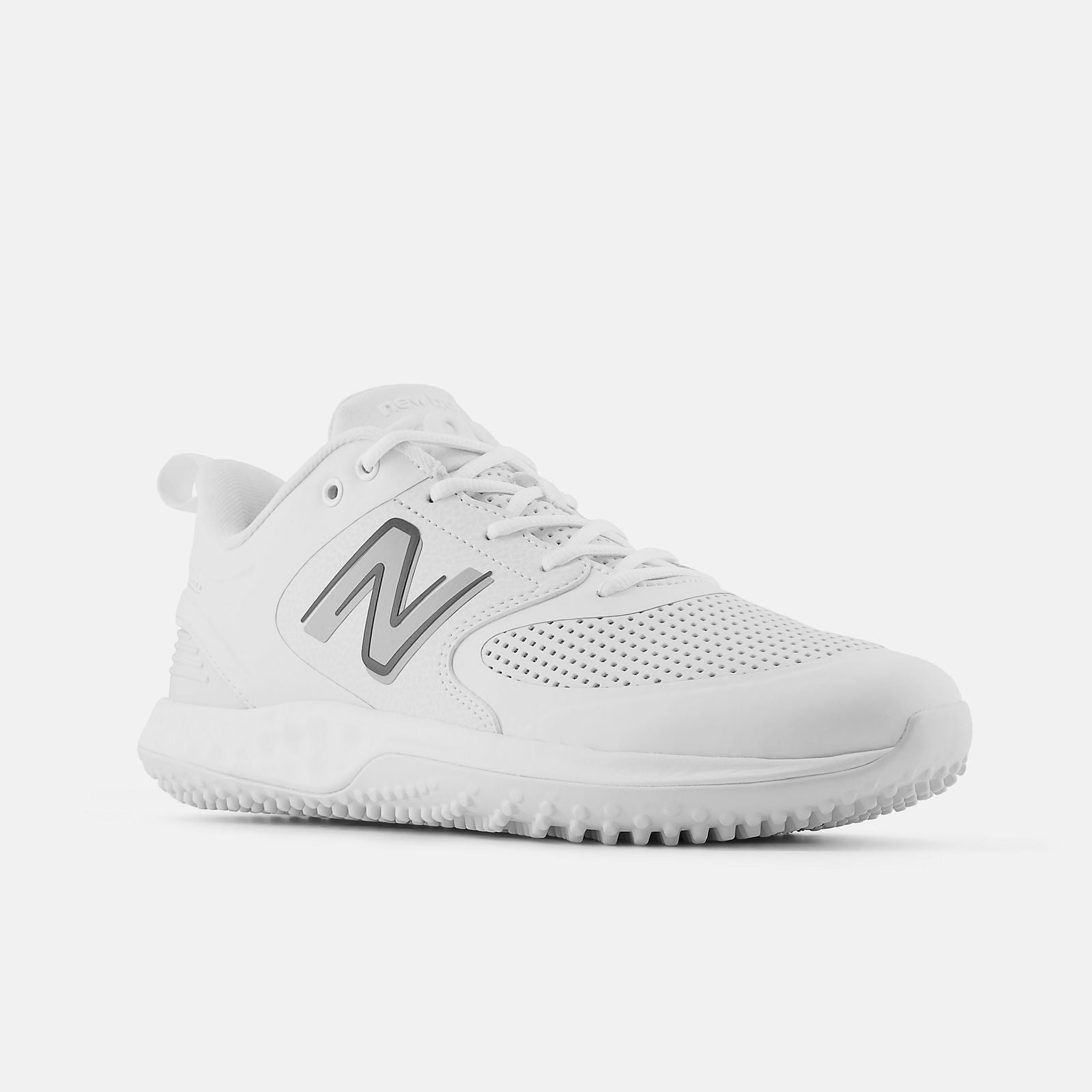 New Balance White T3000v6 Turf Shoes