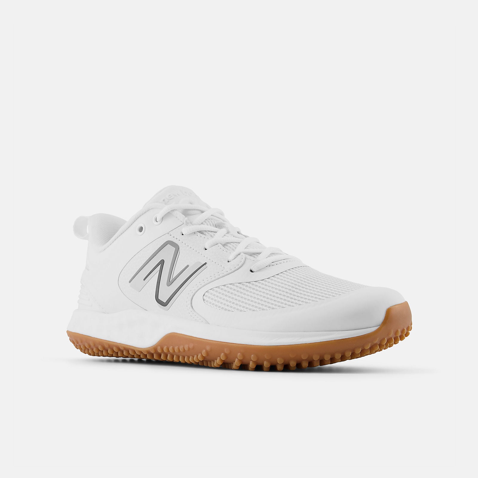 New Balance White T3000v6 Turf Shoes