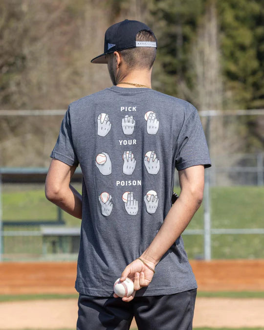 Baseballism Pick Your Poison 2.0 Adult T-Shirt