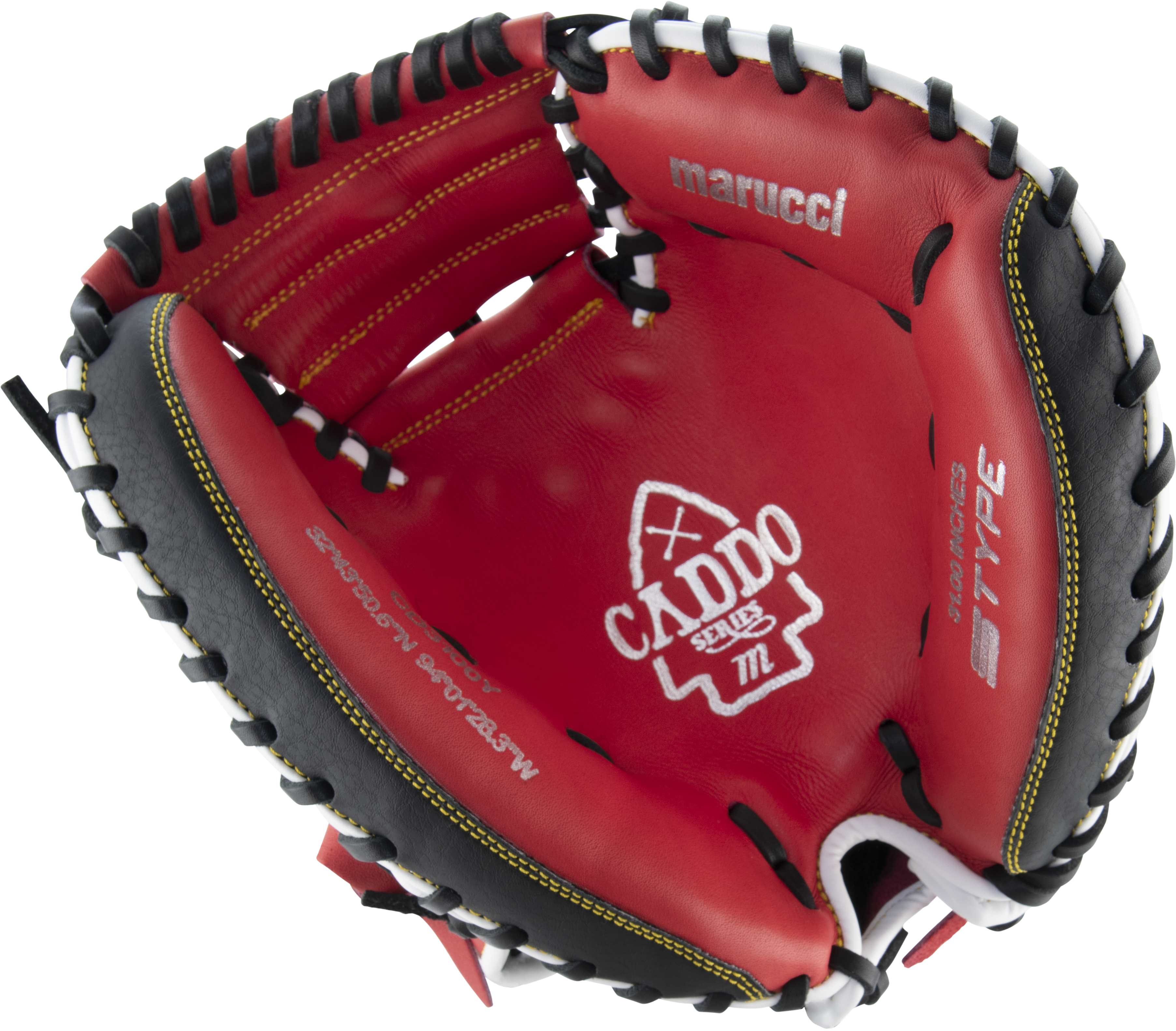 Marucci Caddo Series V2 31" Baseball Catcher's Mitt: MFG2CD3100-R/BK