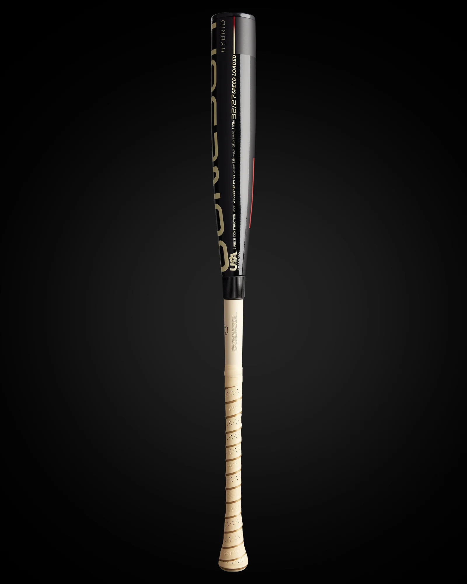 2025 Warstic Bonesaber Hybrid Balck Cobra Edition -5 USA Baseball Bat: MBBSH25UBBBK5
