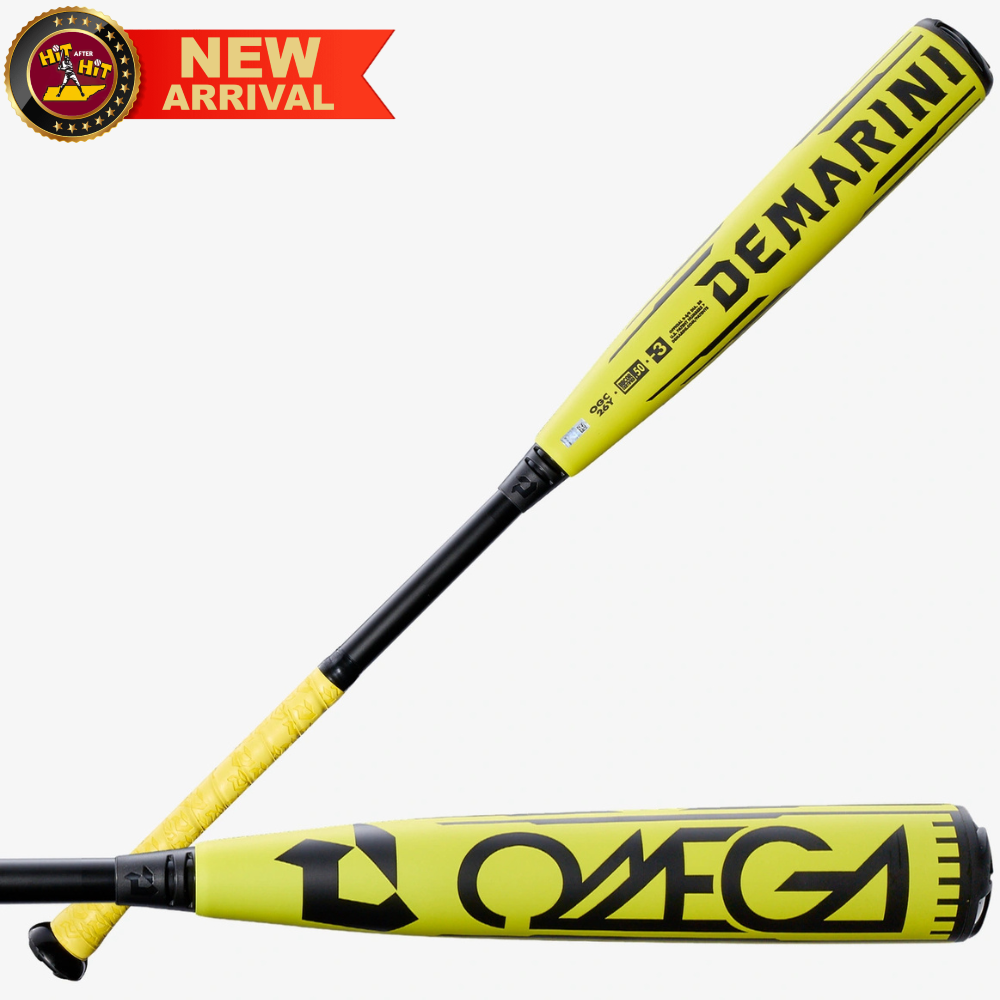 2025 DeMarini Omega™ Electric Yellow (-3) BBCOR Baseball Bat: WBD2635010