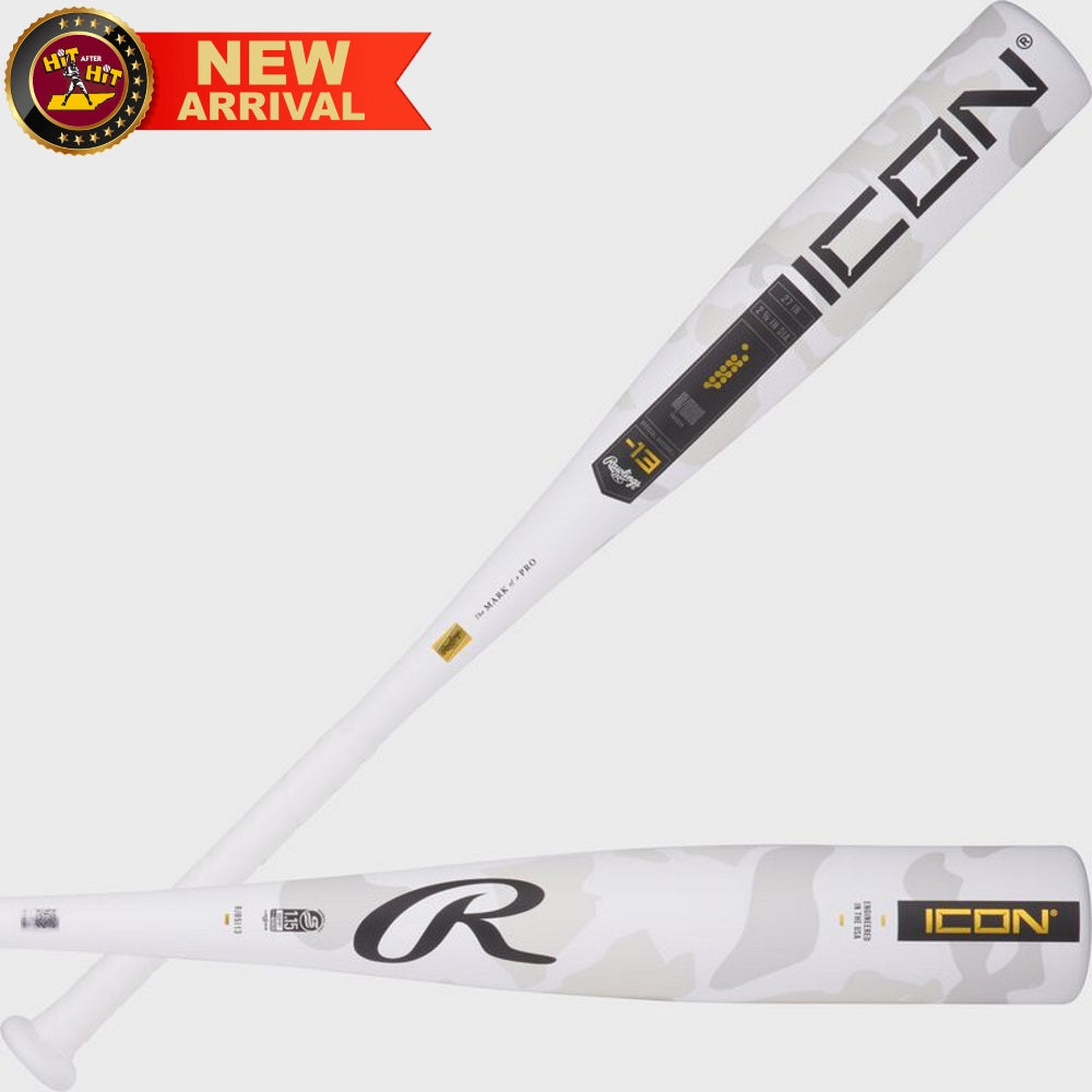 2025 RAWLINGS -13 ICON JUNIOR BIG BARREL USSSA BASEBALL BAT: RJB5I13