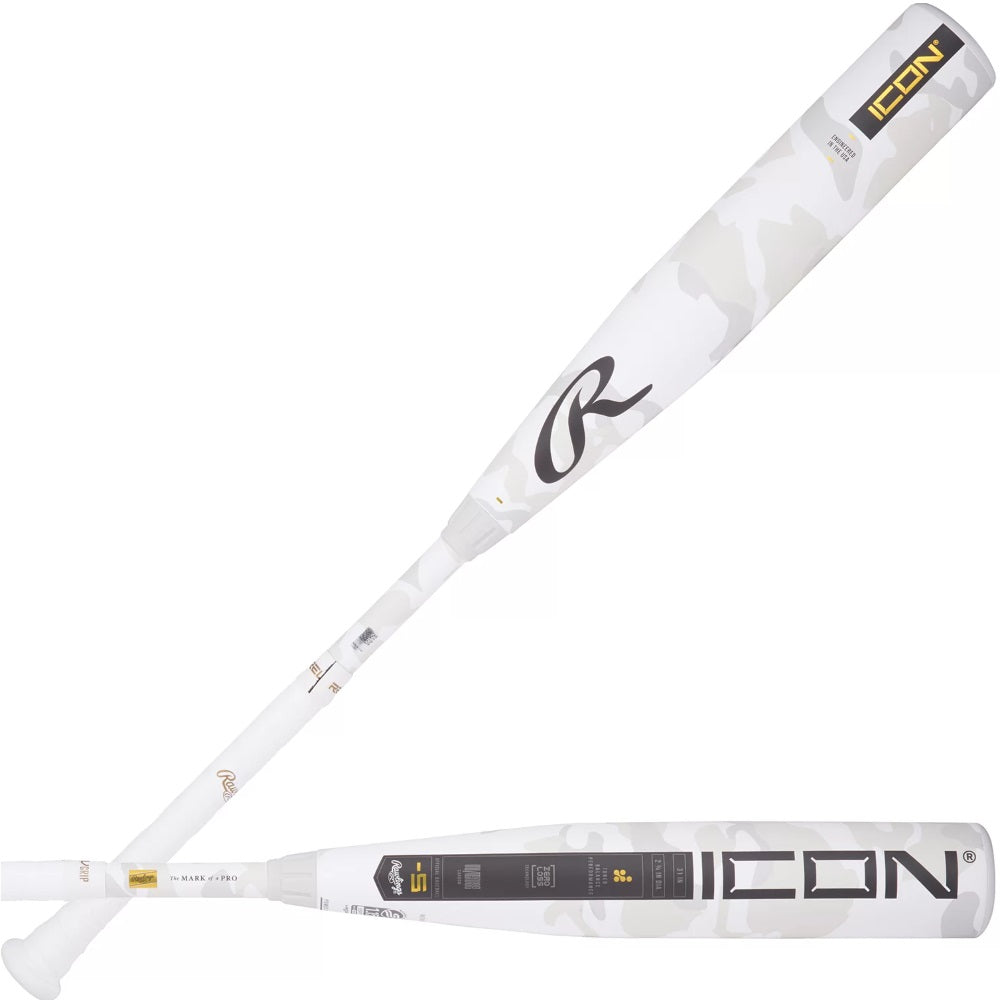 2025 RAWLINGS (-5) ICON USSSA BASEBALL BAT: RUT5I5