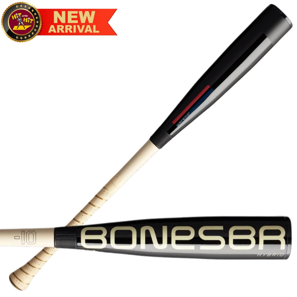 2025 Warstic Bonesaber Hybrid Black Cobra -10 USA Baseball Bat: MBBSH25UBBK10