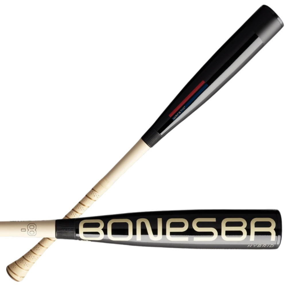 2025 Warstic Bonesaber Hybrid Black Cobra -8 USA Baseball Bat: MBBSH25UBBK8