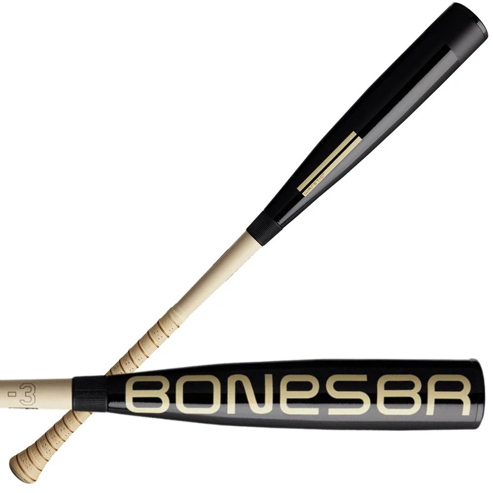 2025 Warstic Bonesaber Hybrid Black Cobra BBCOR Baseball Bat: MBBSRHB25BK3