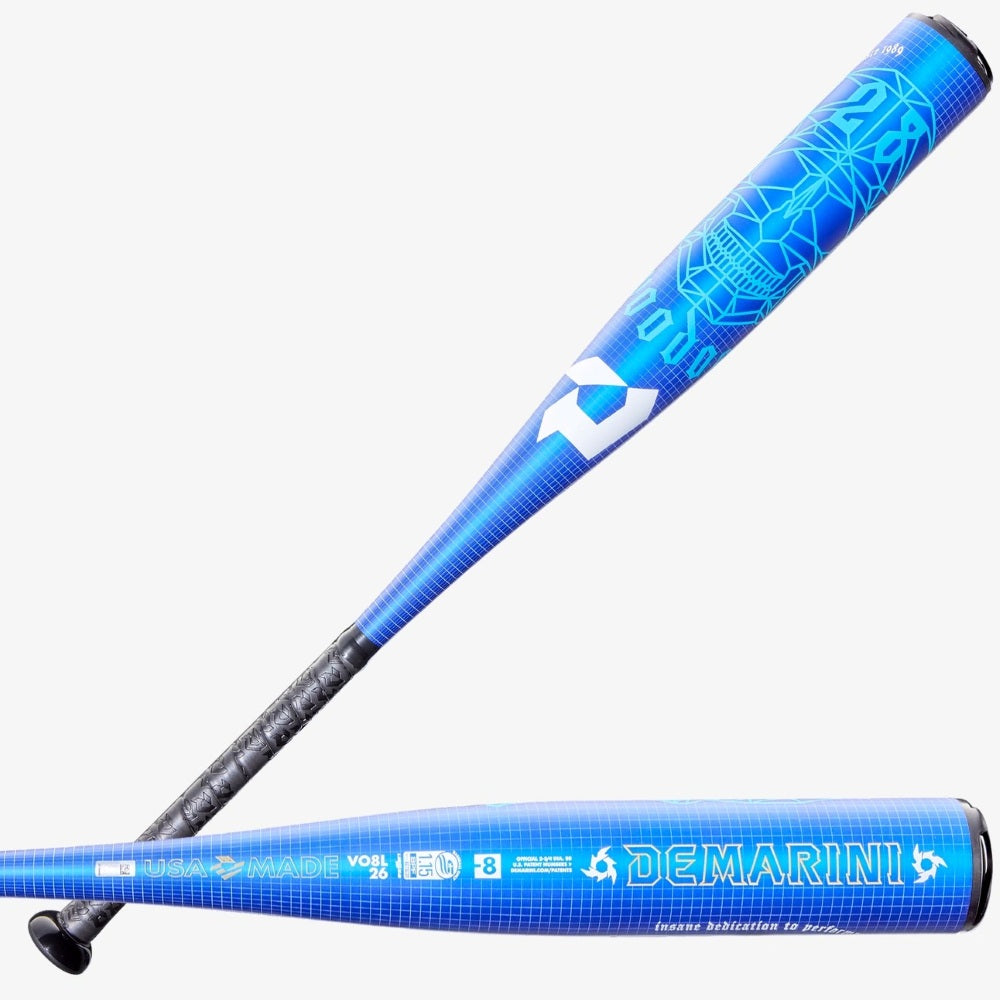2026 DeMarini (-8) Voodoo® One 2 ¾” USSSA Baseball Bat: WBD2598010