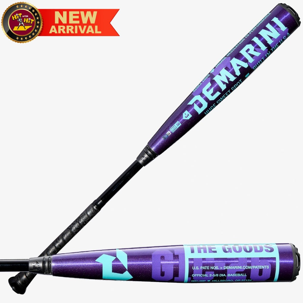 2026 DeMarini The Goods™ Royal Purple Limited Edition (-3) BBCOR Baseball Bat: WBD2634010