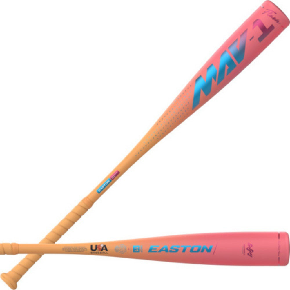 2026 Easton (-11) Mav1 Flash USA 2 5/8" Baseball Bat: EUS6M1F11