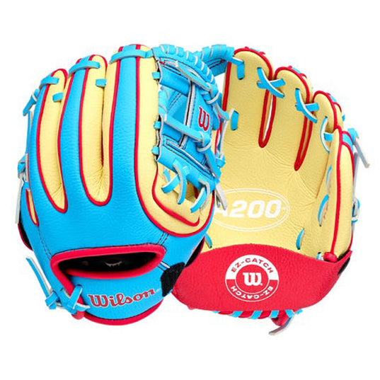 2027 Wilson A200® 9” EZ Catch Tee Ball Youth Baseball Glove: WBG18702RT9