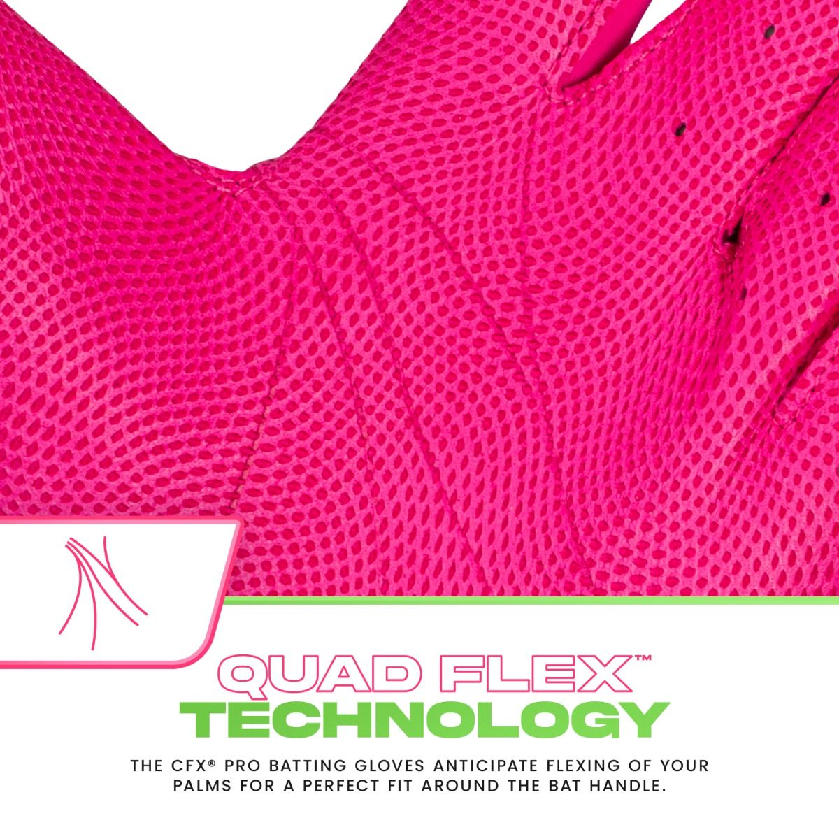 Franklin Adult CFX® Pro Watermelon Batting Gloves