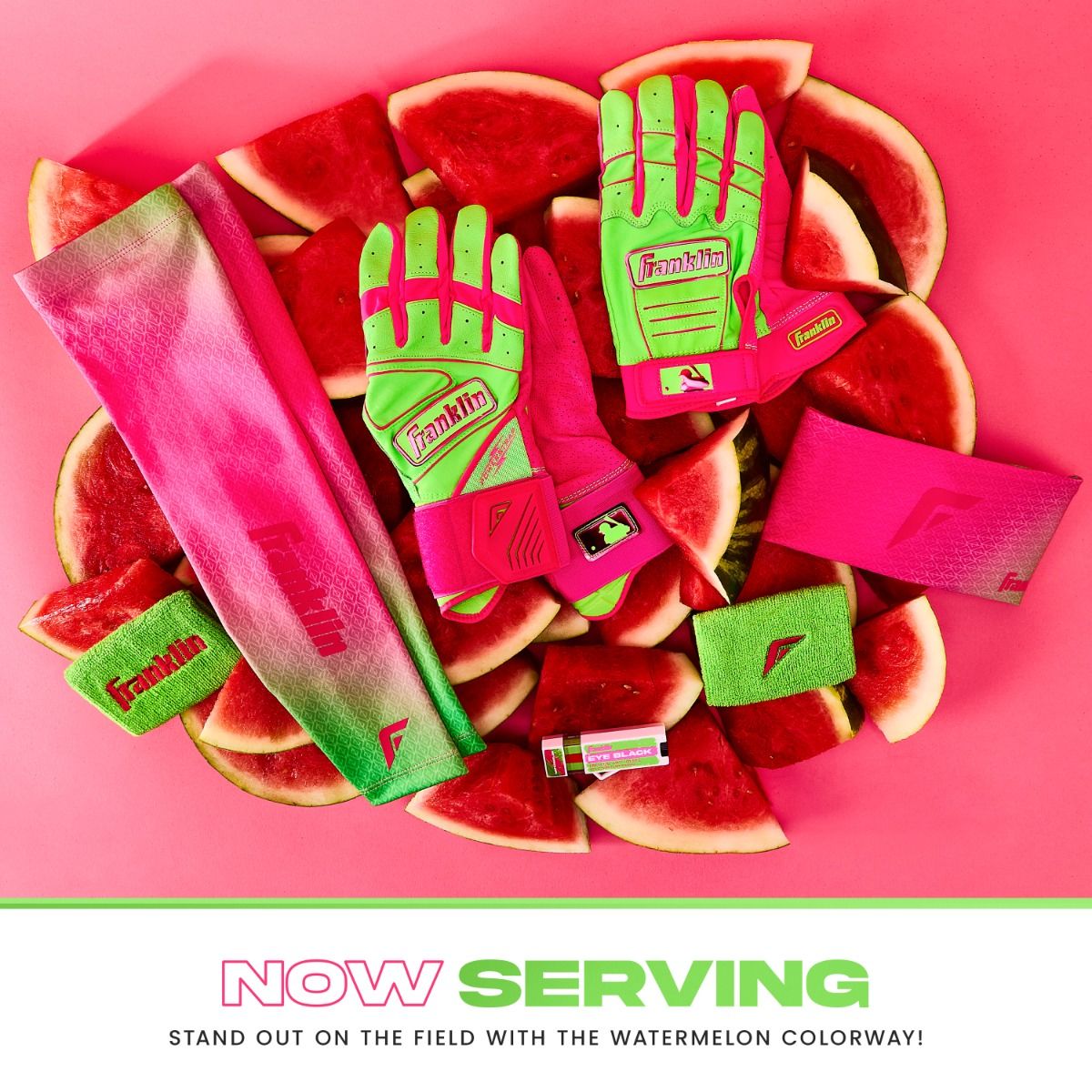 Franklin Youth CFX® Pro Watermelon Batting Gloves