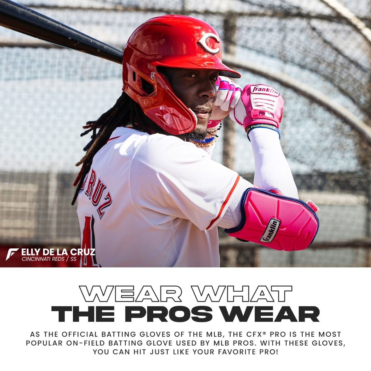 Franklin Adult CFX® Pro Cotton Candy Batting Gloves