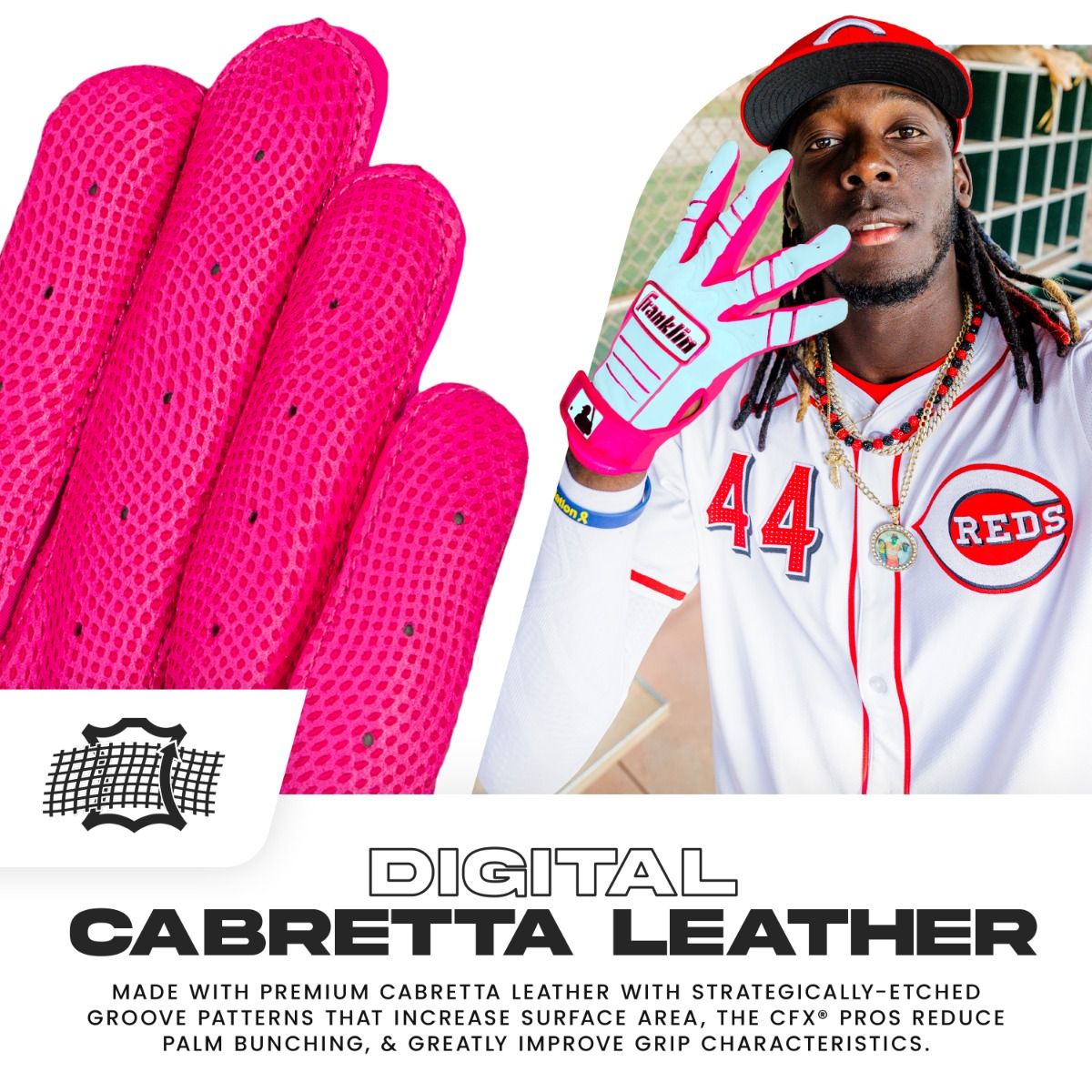 Franklin Youth CFX® Pro Cotton Candy Batting Gloves