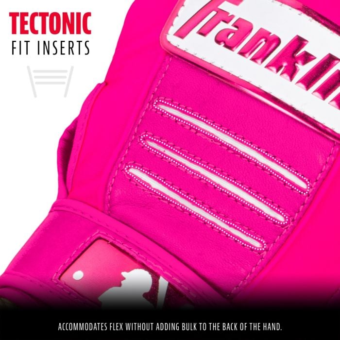 Franklin CFX® Pro Chrome Youth Batting Gloves: Pink