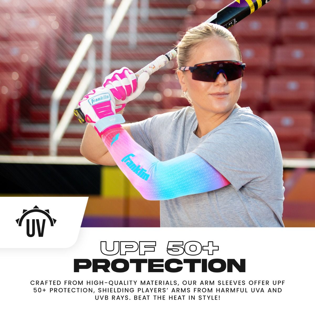 Franklin Cotton Candy Baseball Arm Sleeve