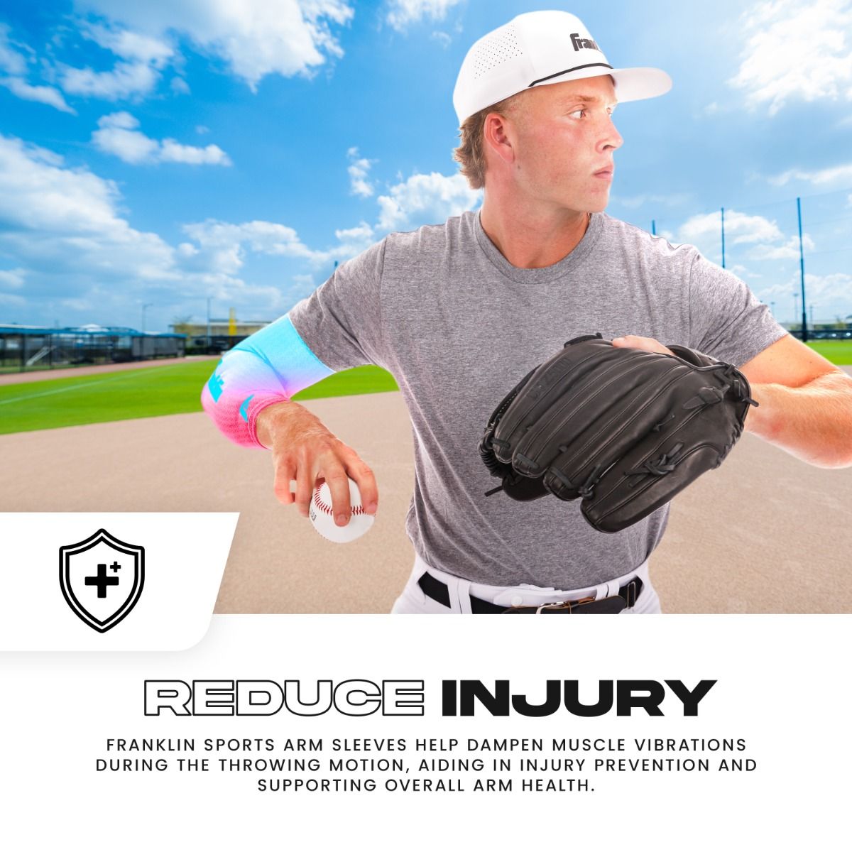 Franklin Cotton Candy Baseball Arm Sleeve