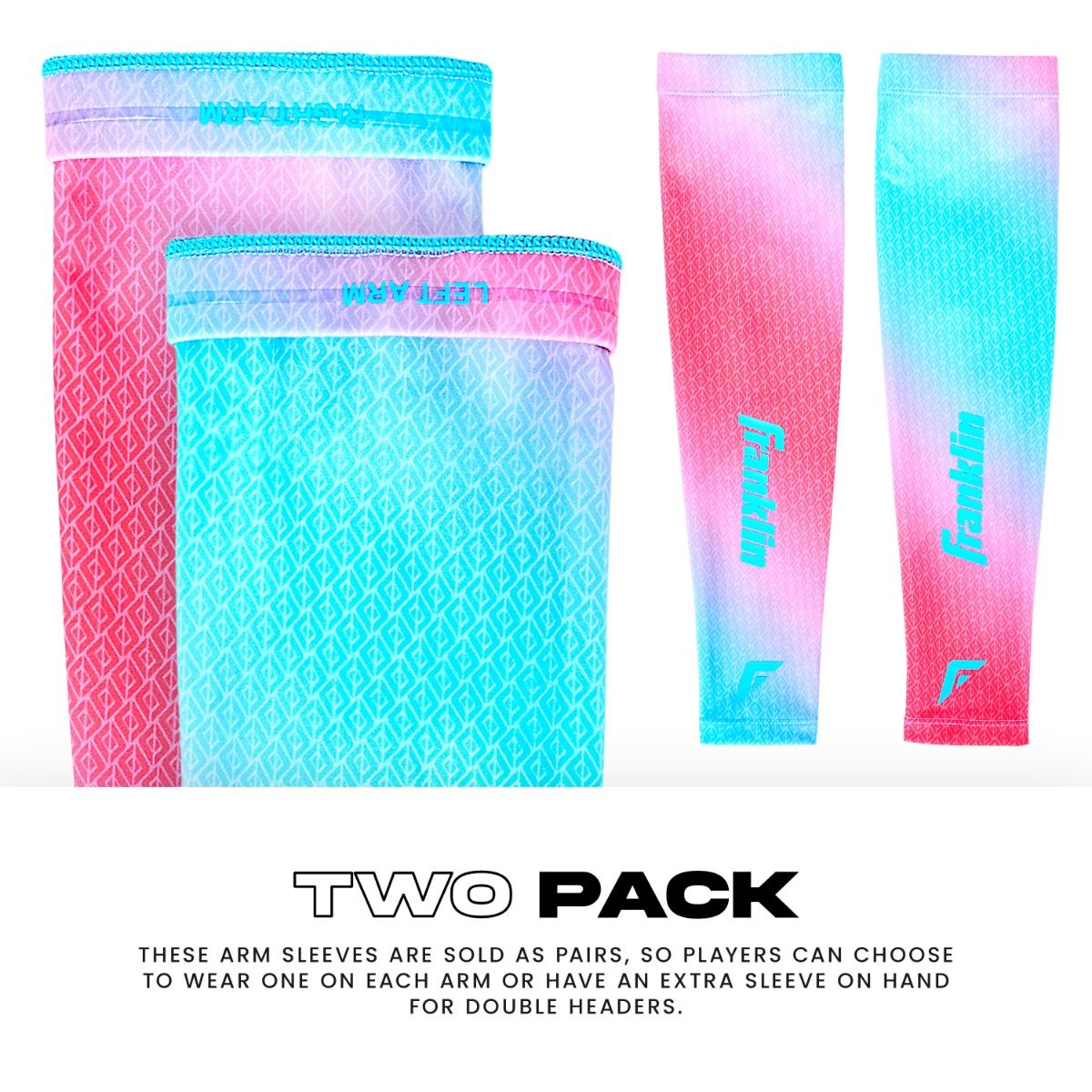 Franklin Cotton Candy Baseball Arm Sleeve