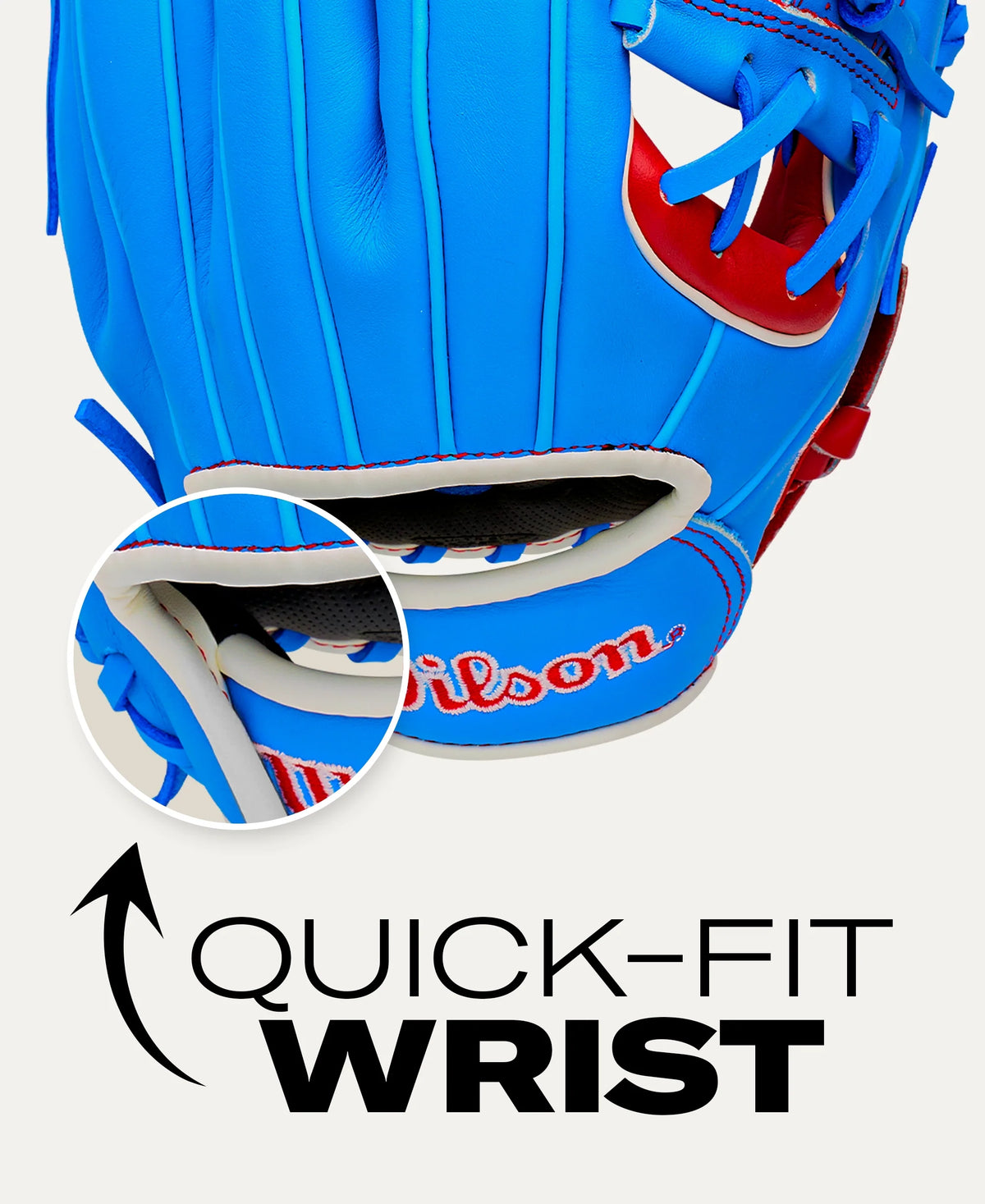 2027 Wilson A500® 11.5” Infield Youth Baseball Glove: WBG08601RT115