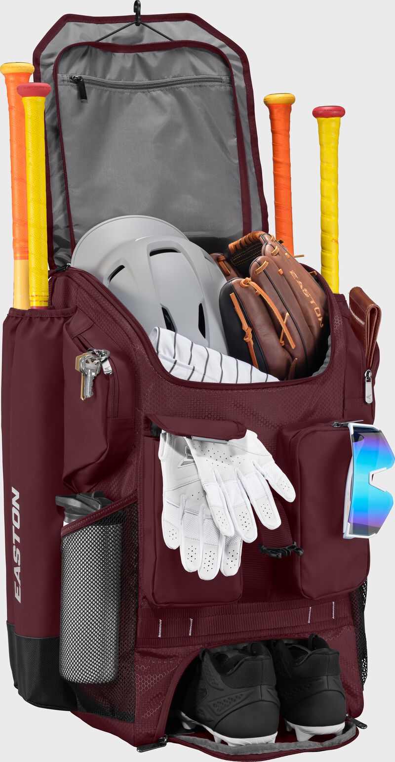 Easton 5-Tool Phenom Maroon Backpack: 5TPHENOMBP