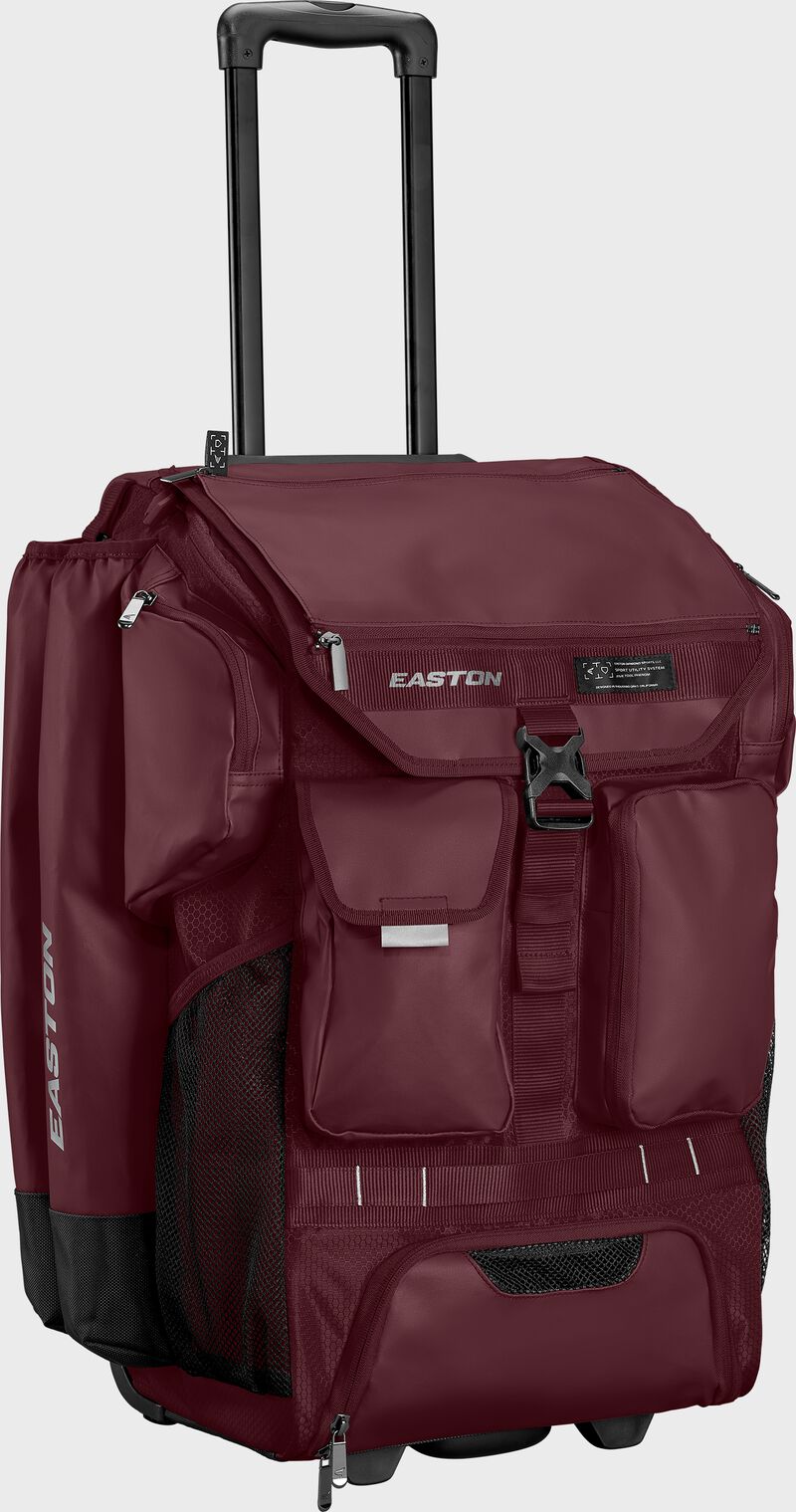 Easton 5-Tool Phenom Maroon Wheeled Bag: 5TPHENOMWB