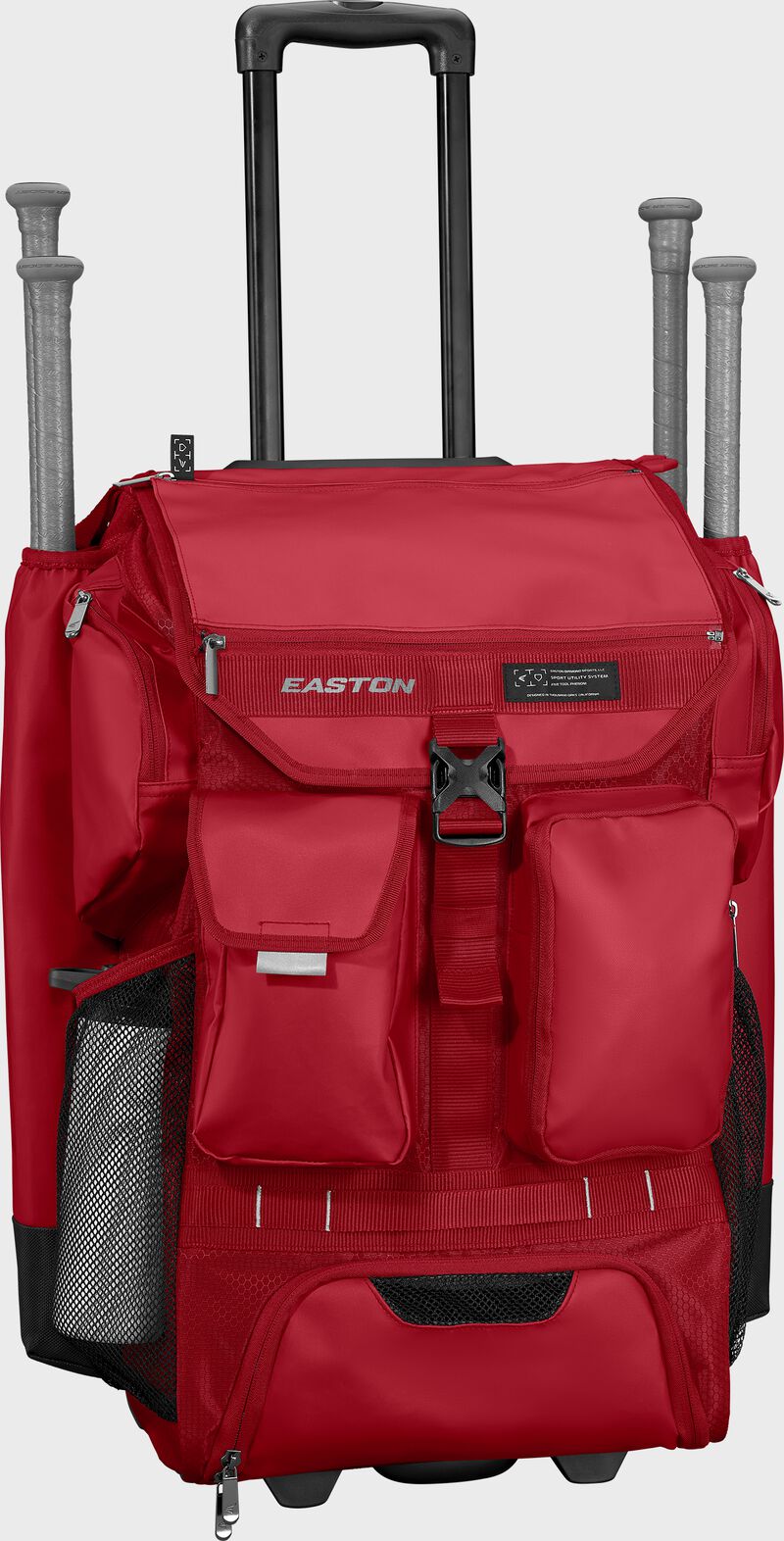 Easton 5-Tool Phenom Red Wheeled Bag: 5TPHENOMWB