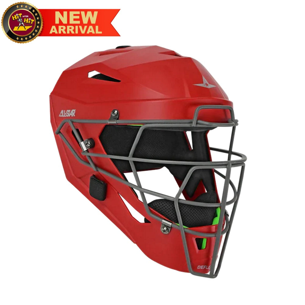 All Star MVP-PRO™ LT CATCHER'S HELMET: SCARLET