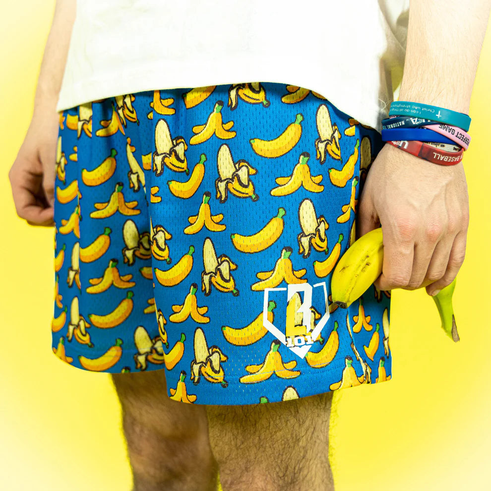 Baseball Lifestyle 101 Banana Shorts - Adult