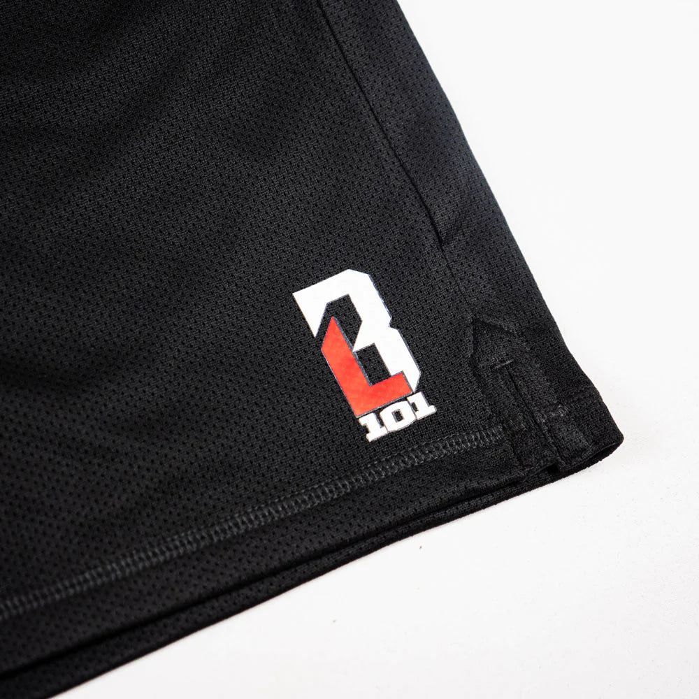 Baseball Seams Youth Shorts - Black