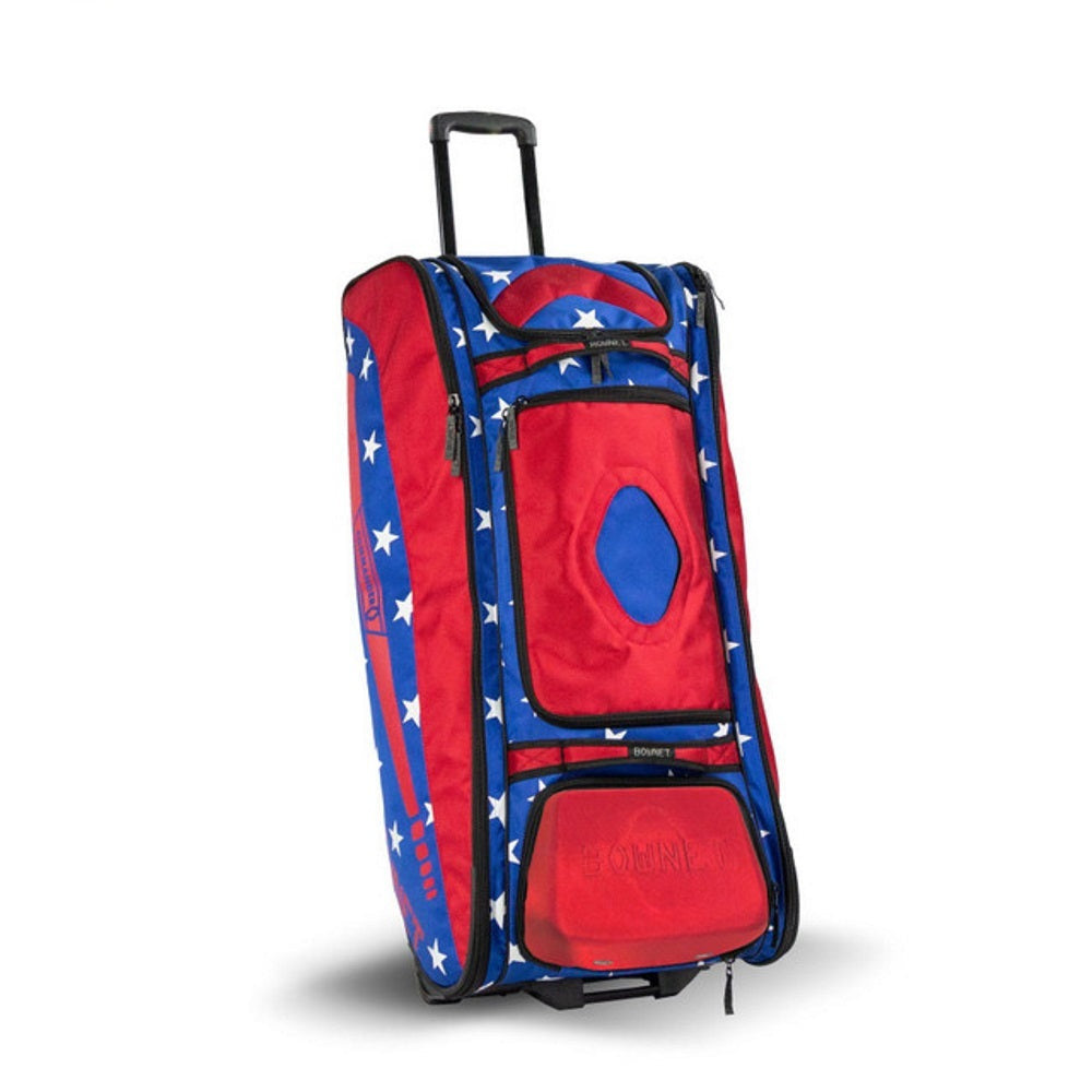 Bownet Commander Catcher's Rolling Wheeled Bag - USA