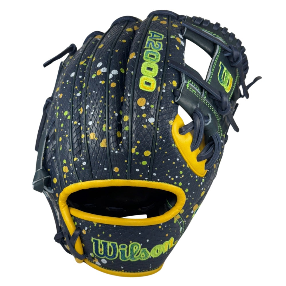 Wilson Custom Savannah Bananas Splatter A2000 1786 11.50" Baseball Glove: WBW102218115