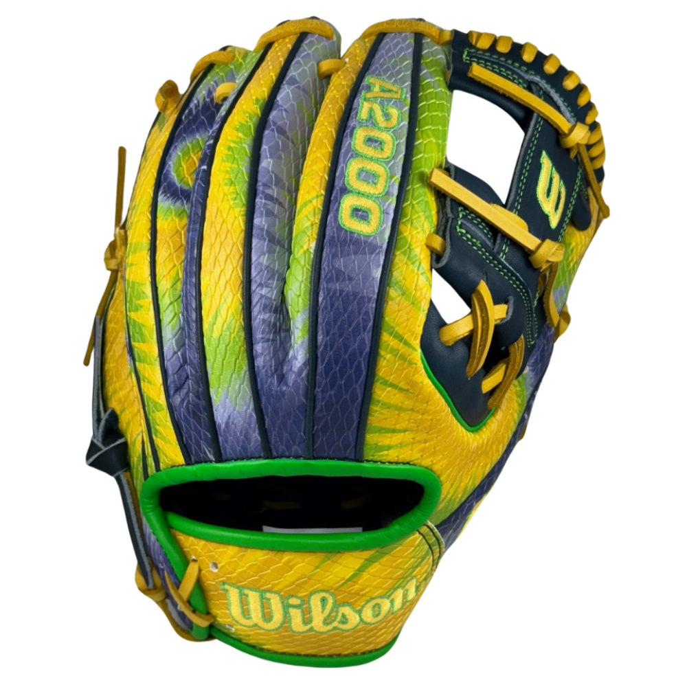 Wilson Custom Savannah Bananas Tie Dye A2000 1786 11.50" Baseball Glove: WBW102222115