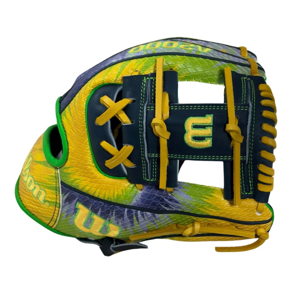 Wilson Custom Savannah Bananas Tie Dye A2000 1786 11.50" Baseball Glove: WBW102222115