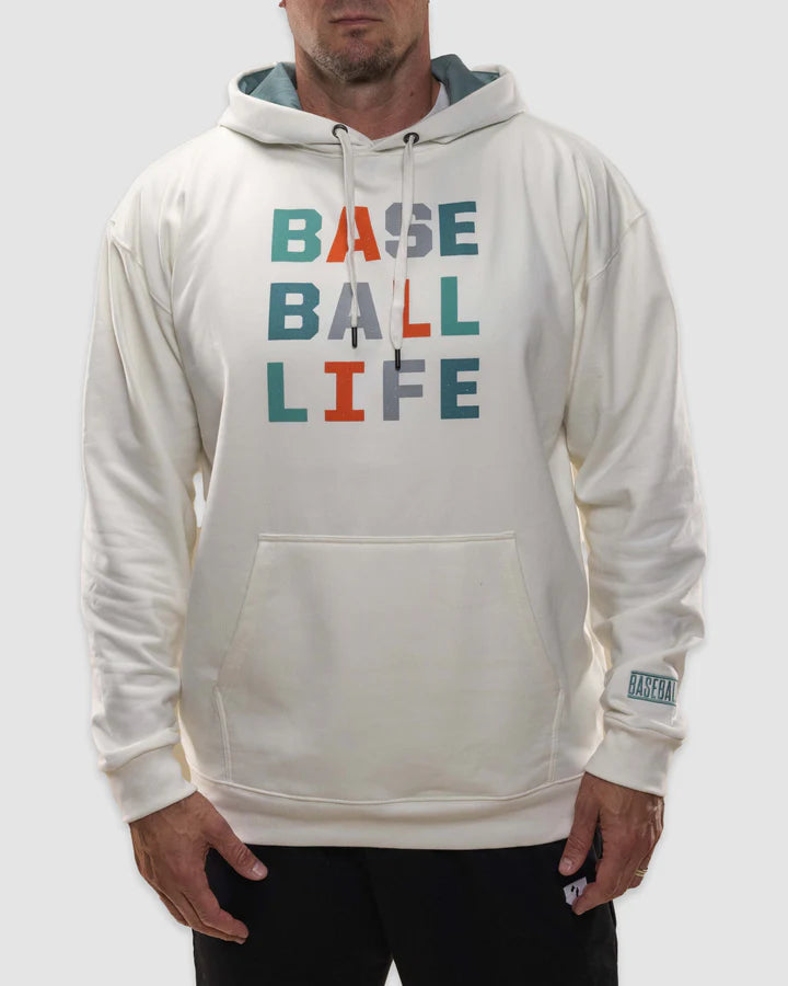 Baseballism Adult Baseball Life Hoodie