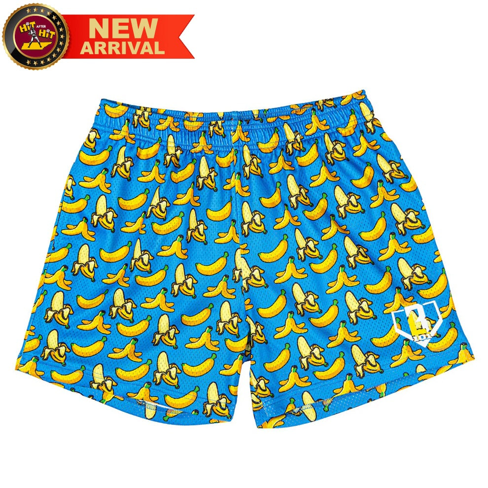 Baseball Lifestyle 101 Banana Youth Shorts - BLUE