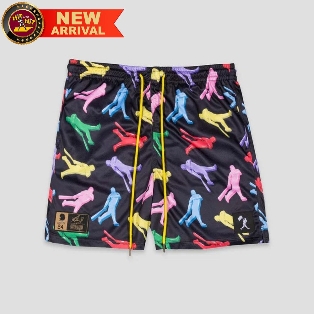 Baseballism Men's Griffey Jr. Sweet Swings Gummy Candy Diamond Air Mesh Shorts