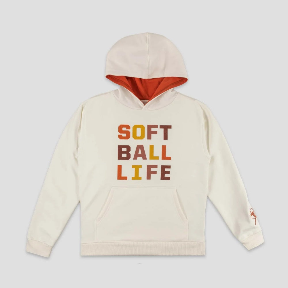 Baseballism Youth Softball Life Hoodie