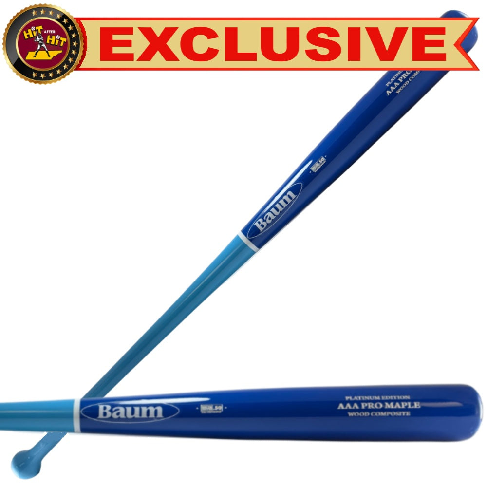 BAUM PLATINUM CUSTOM STANDARD HANDLE: COLUMBIA BLUE/ROYAL