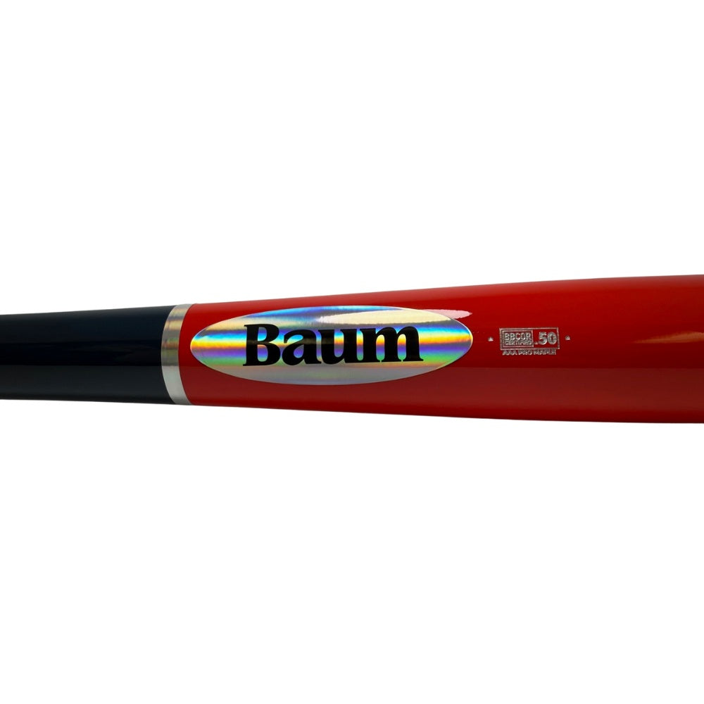 BAUM PLATINUM CUSTOM STANDARD HANDLE: NAVY/RED
