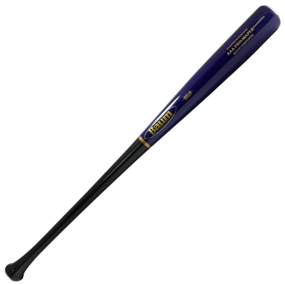 BAUM PLATINUM CUSTOM PRO FLARED HANDLE: BLACK/PURPLE