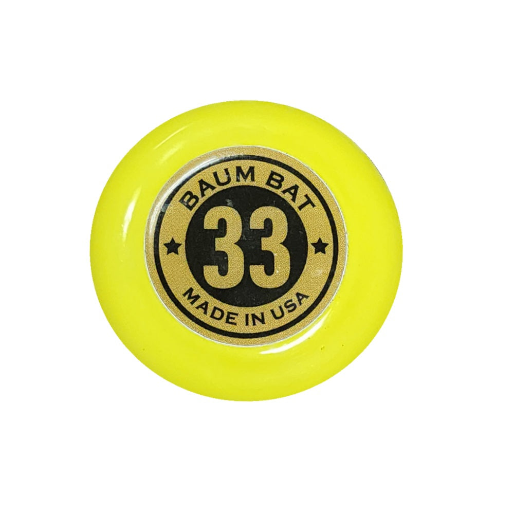 BAUM GOLD STOCK CUSTOM PRO FLARED HANDLE: YELLOW/PINK