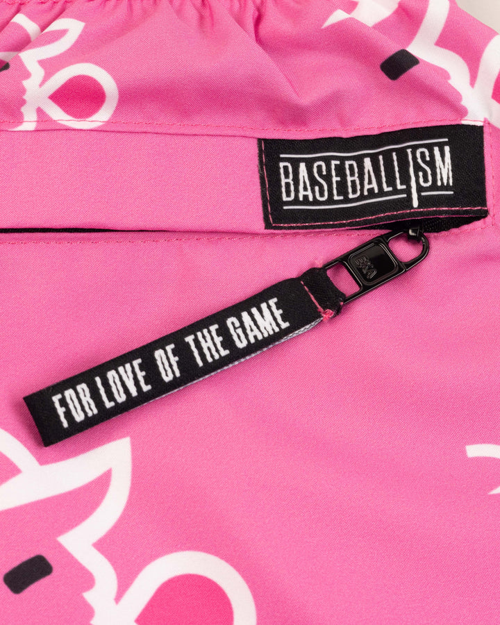 Baseballism Bubblegum Ballplayer Cage Trunks - Youth