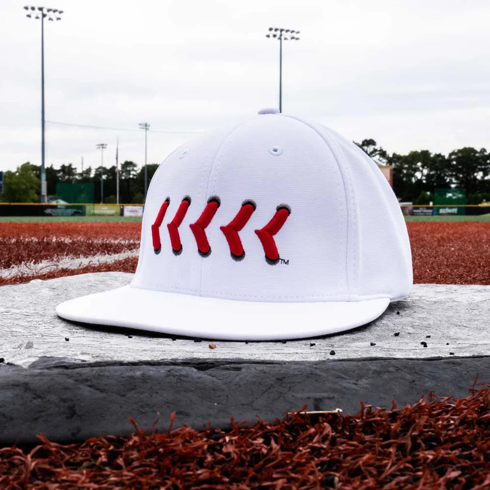 Baseball Lifestyle 101 Buzz The Tower Hat White Red