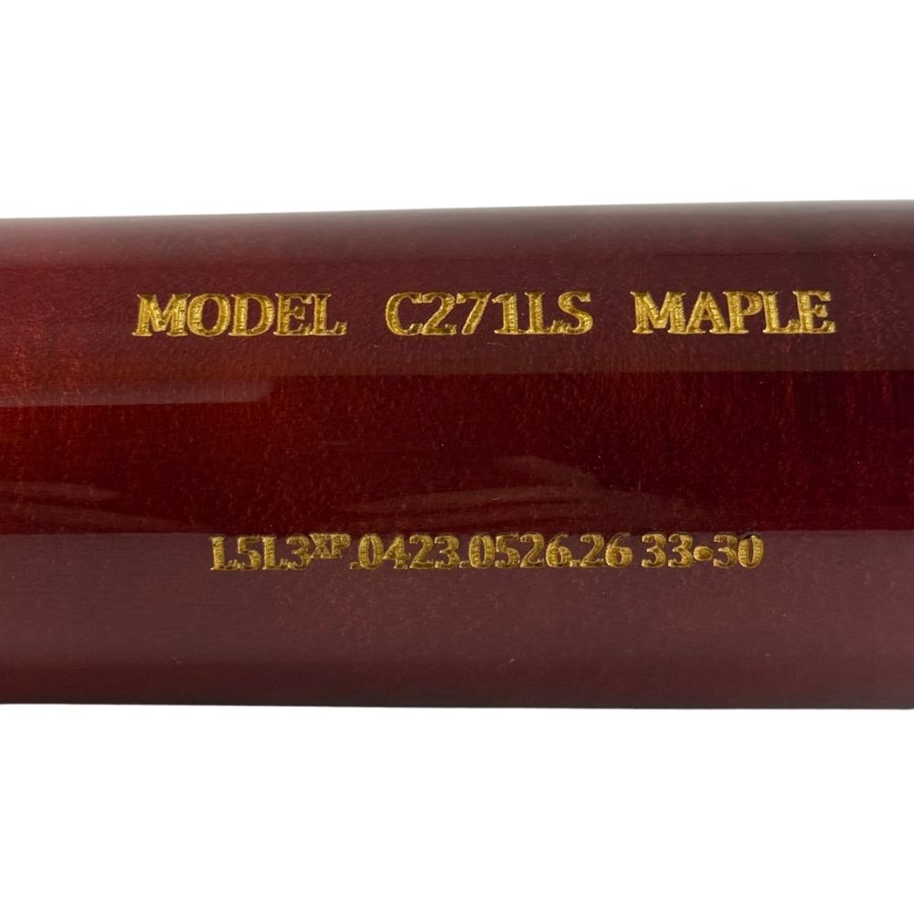 Chandler C271LS Flame Tempered/Cherry Maple Wood Bat