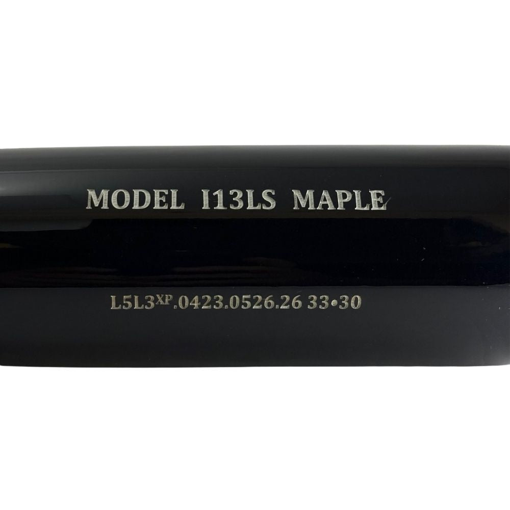 Chandler I13LS Natural/Black Maple Wood Bat