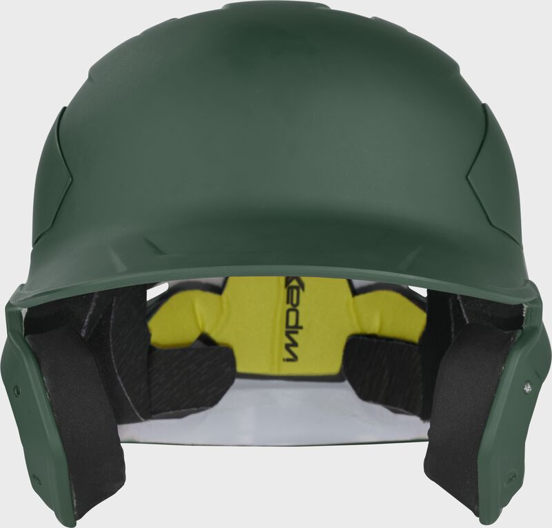 RAWLINGS DARK GREEN MACH BATTING HELMET, SENIOR & JUNIOR SIZES