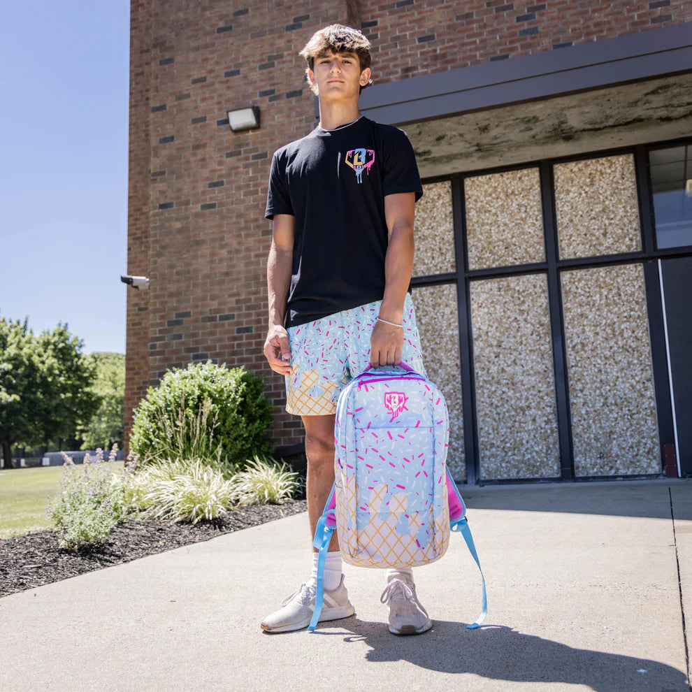 Baseball Lifestyle 101 Ice Cream Backpack: Cotton Candy