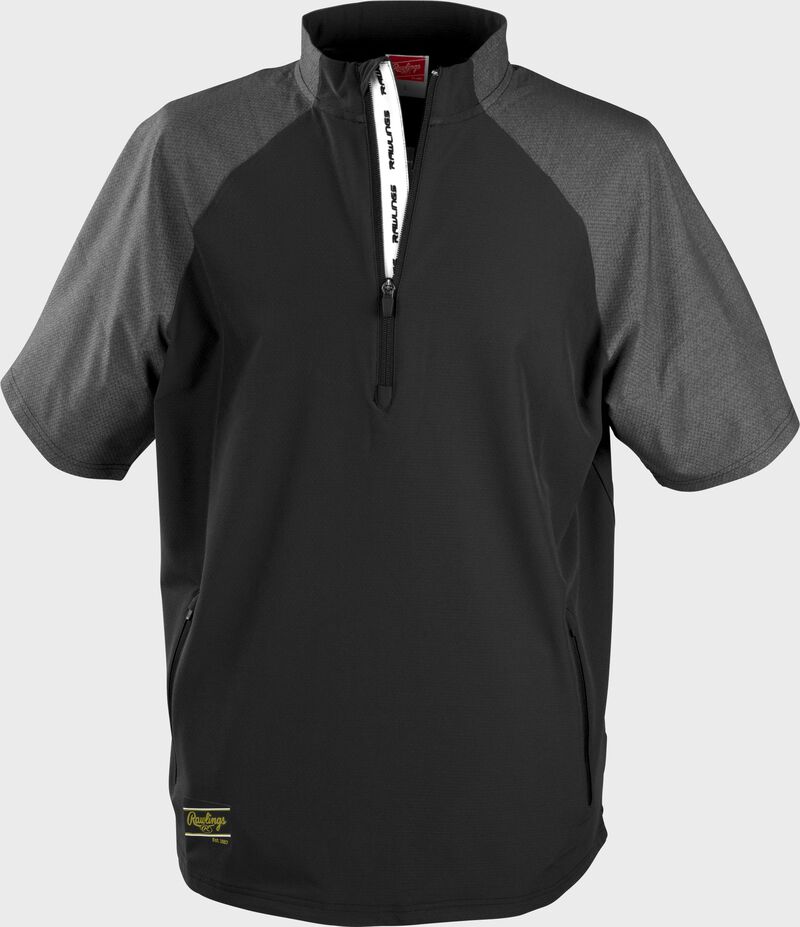 Rawlings Black ColorSync Short Sleeve Cage Jacket: CSSSJ2