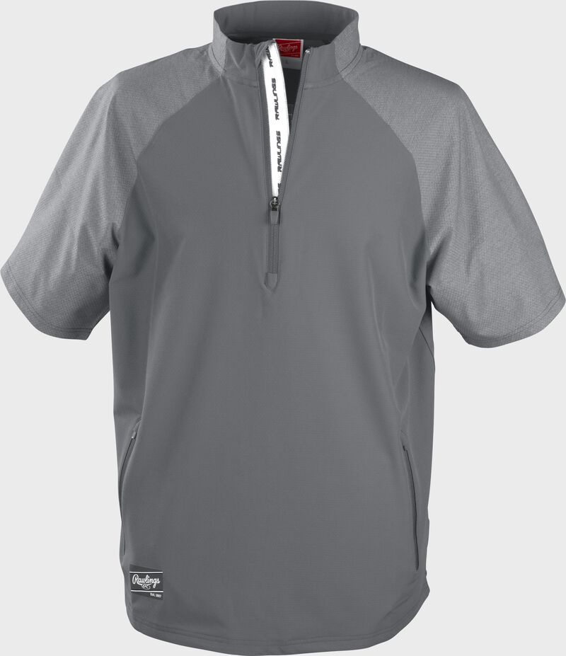 Rawlings Blue Gray ColorSync Short Sleeve Cage Jacket: CSSSJ2